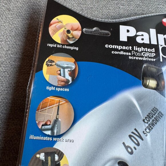 DuraPRO Palm Pro 6V Compact Lighted Cordless Screwdriver Drill 16 Piece - Picture 6 of 10